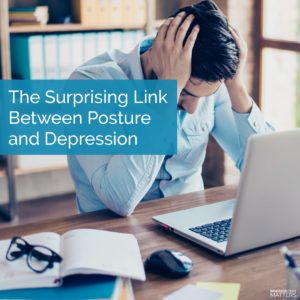 link between posture and depression