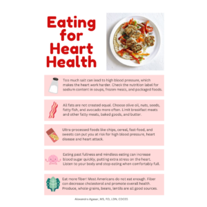 eating for a healthy heart