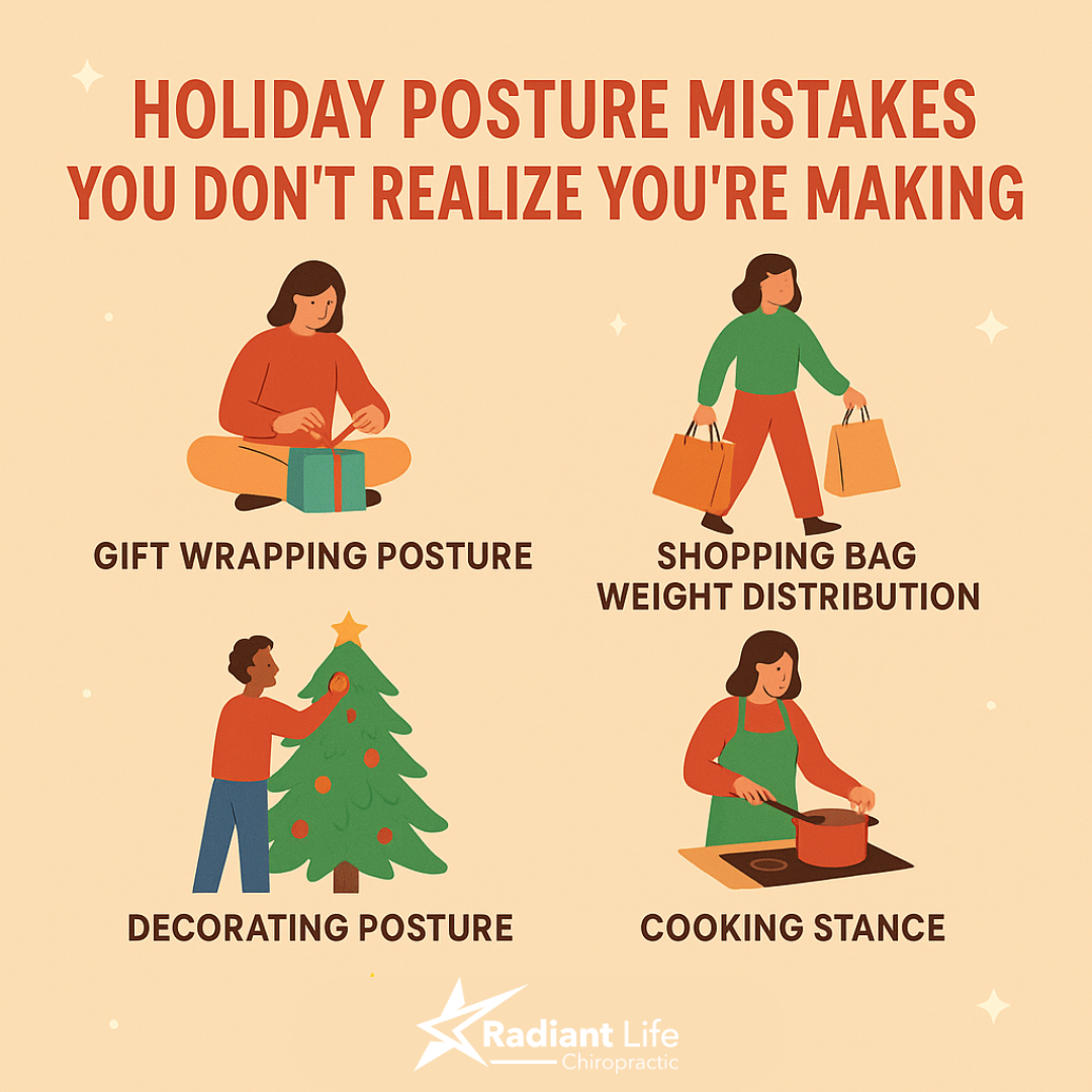 Holiday Posture Mistakes You Don’t Realize You’re Making—And How to Fix Them